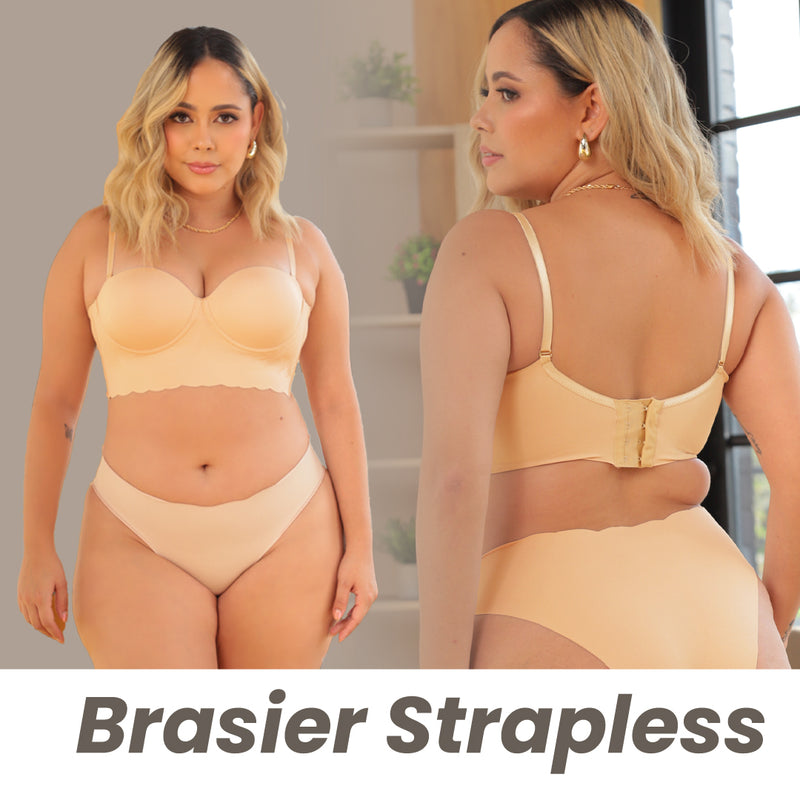 Brasier Strapless Duo Designs