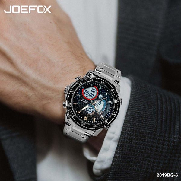 Reloj JoeFox Doble Hora Dorado 2019BG-6