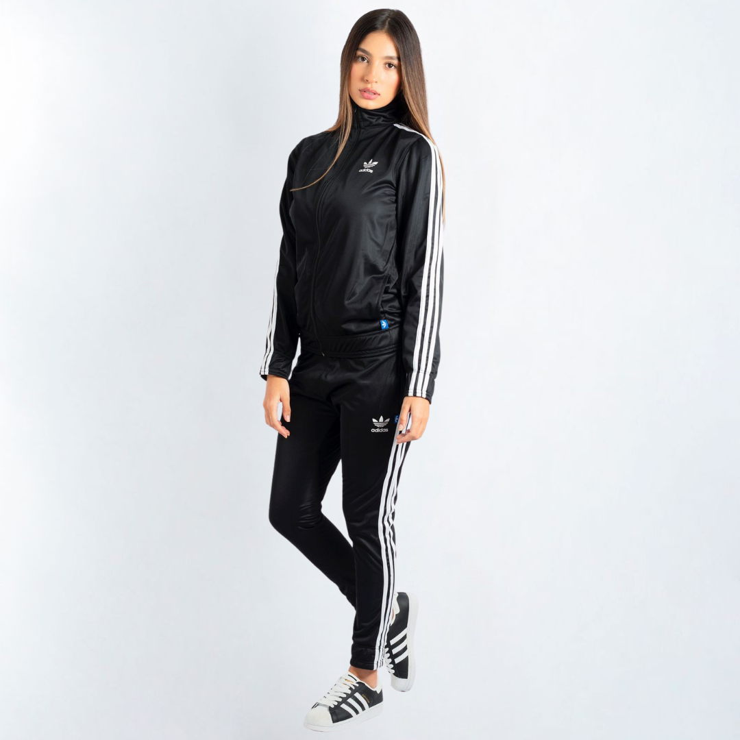Conjunto Adidas MUJER NEGRO-SUDADERA
