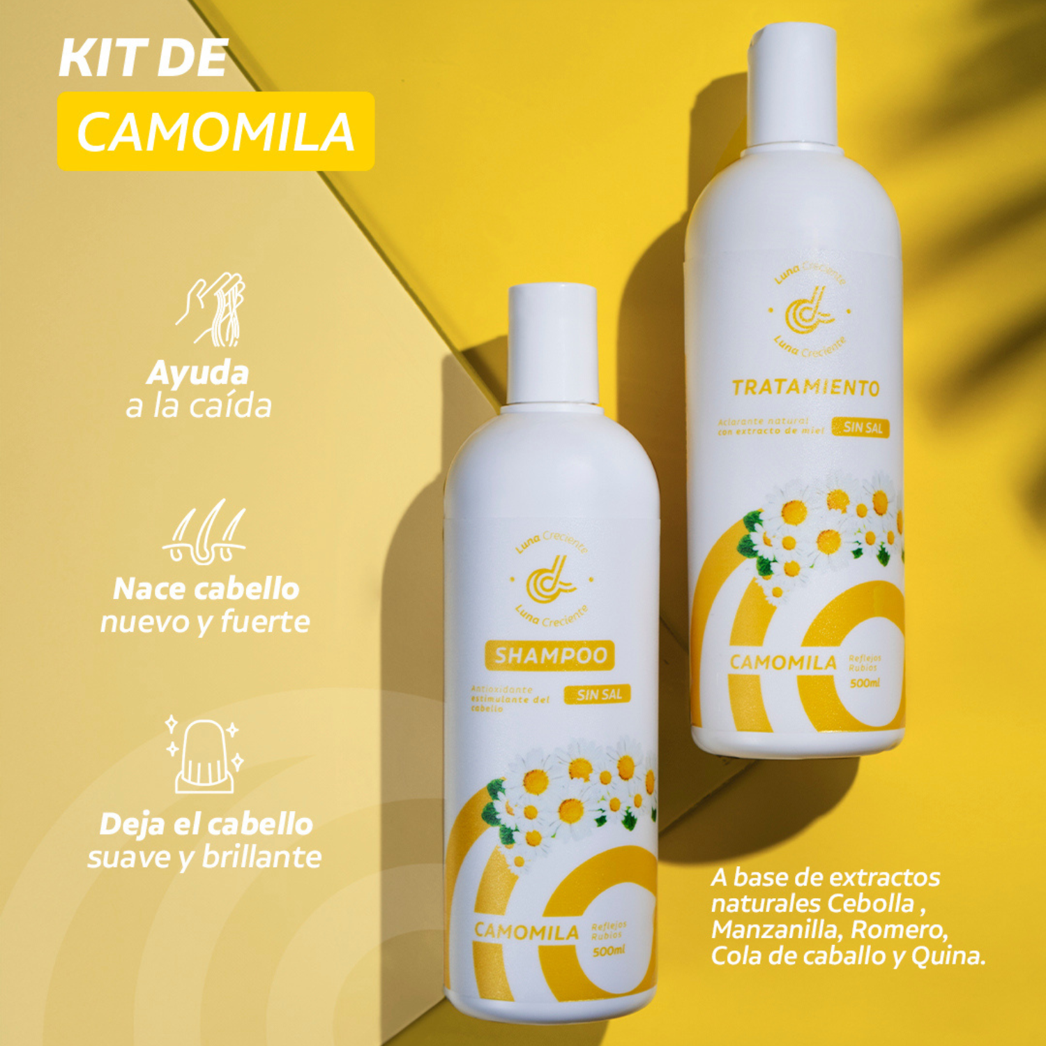 KIT DE MANZANILLA LC012: Champú + Tratamiento