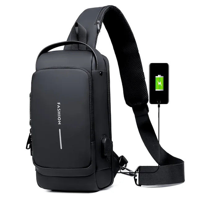 Slim Bag - Mochila Antirrobo USB Impermeable con Contraseña